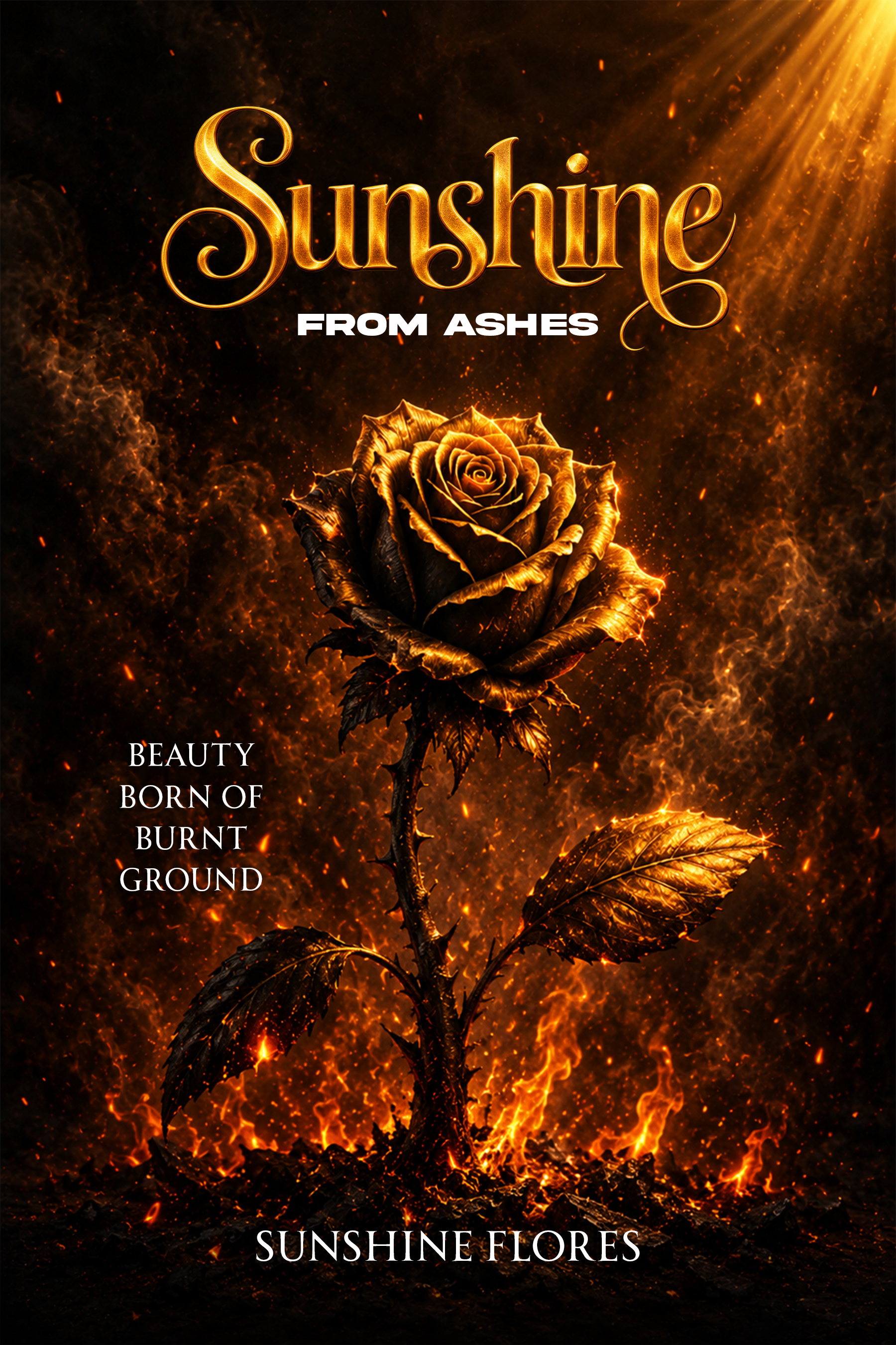 Sunshine from Ashes: Beauty Born of Burnt Ground by Sunshine Flores